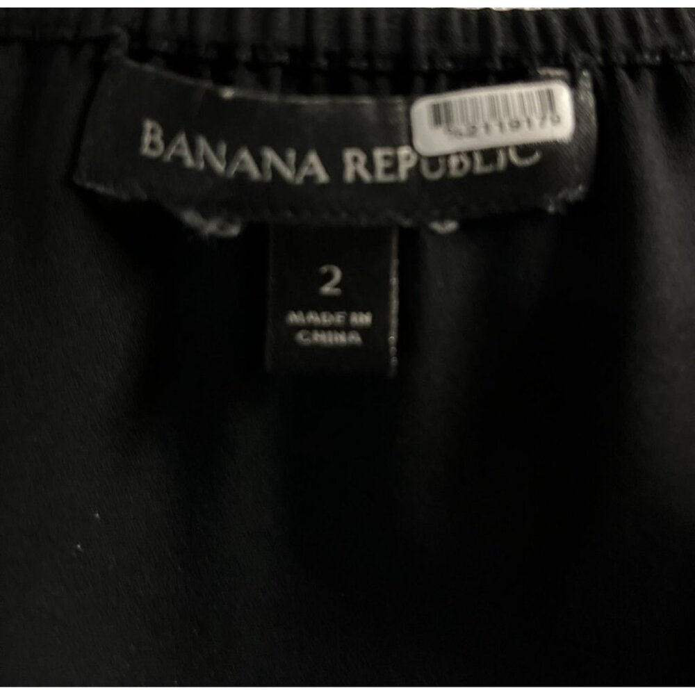 Banana Republic Black Jumpsuit Women’s 2 Sleeveless Side Zip Used - Picture 8 of 13